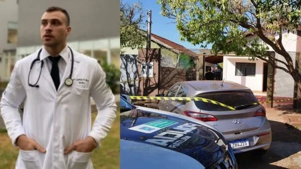 Imagem colorida do médico desaparecido e da casa onde foi encontrado morto - Metrópoles