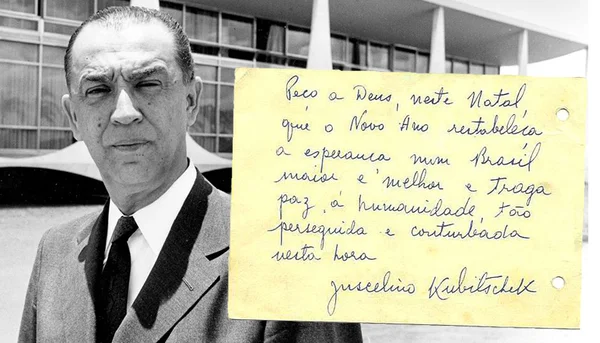 Carta de Natal escrita por Juscelino Kubitschek há quase 50 anos continua atual em tempos de crise política