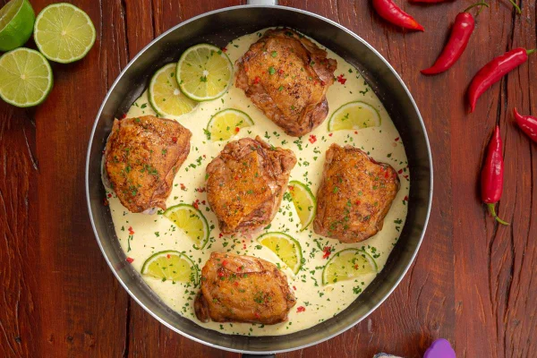 Sobrecoxa al limone