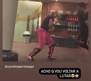 Enquanto isso, a filha de Renato Gaúcho fala em “voltar a lutar”