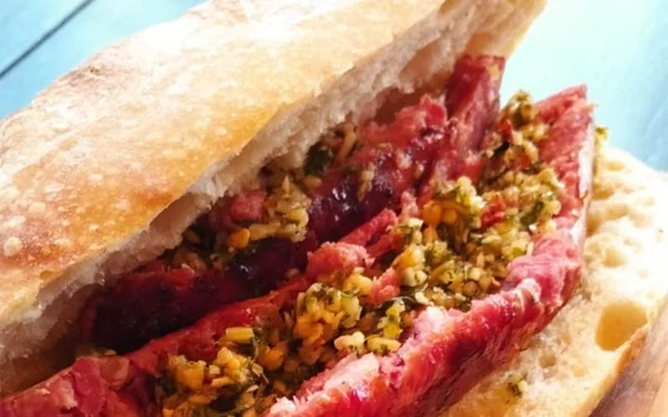 Choripán do Bar dos Botões, em SP
