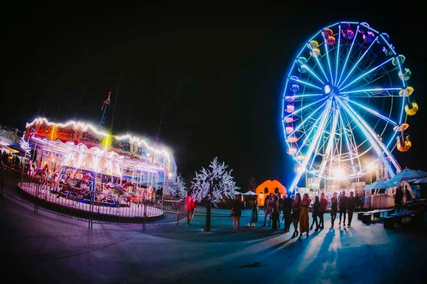 Após inspeção, roda-gigante do Funn Festival funciona normalmente