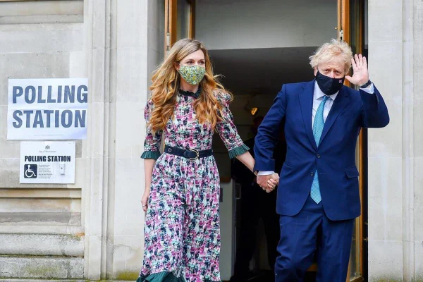 Boris Johnson e Carrie Symonds