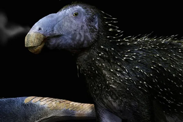 Ilustração colorida do dinossauro haolong dongi - Metrópoles
