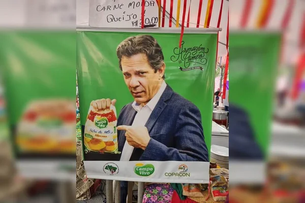 Haddad é garoto propaganda