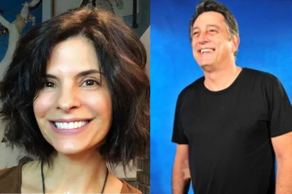 Saudosa, Helena Ranaldi posta foto antiga com Eduardo Galvão