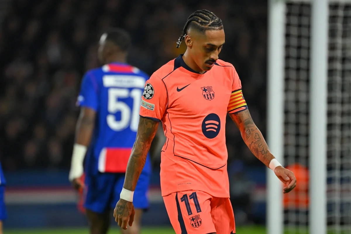 Raphinha, jogador do Barcelona Raphinha, jogador do Barcelona