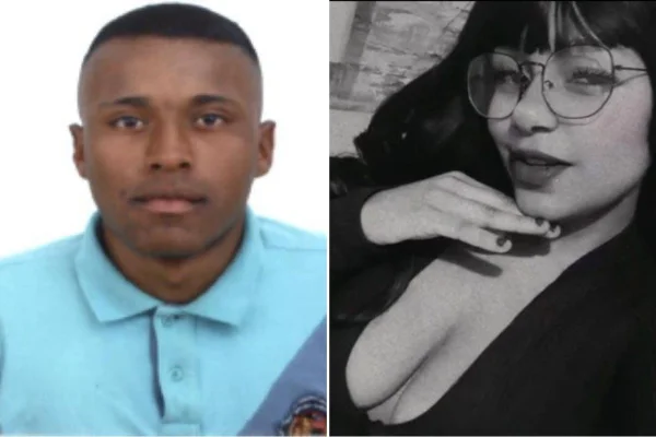Montagem com duas fotos coloridas de um homem e uma mulher.