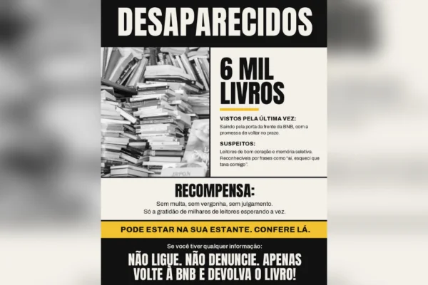 Biblioteca Nacional de Brasília convoca leitores a devolver 6 mil livros - destaque galeria Biblioteca Nacional de Brasília convoca leitores a devolver 6 mil livros - destaque galeria