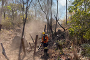 Trabalho de combate ao fogo