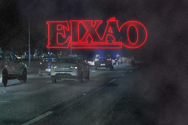 Stranger Things Brasília: Eixão tem madrugada de luzes piscando