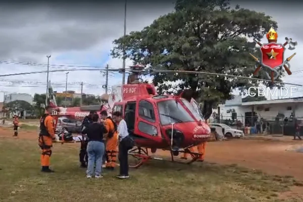 Criança é levada de helicóptero ao hospital após picada de escorpião