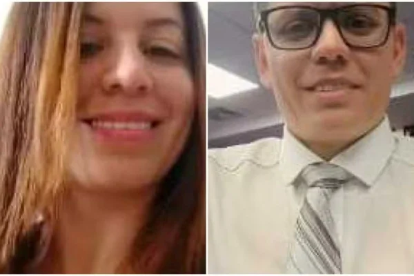 Imagem colorida mostra os irmãos Celma e Isac Lopes dos Reis - Metrópoles