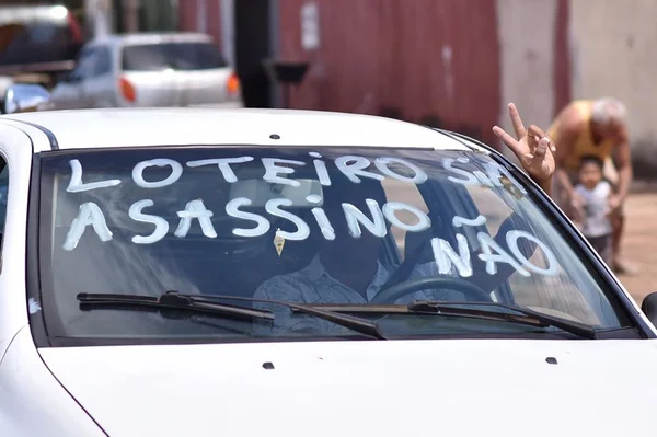 Prisão de serial killer: loteiros fazem protesto no DF