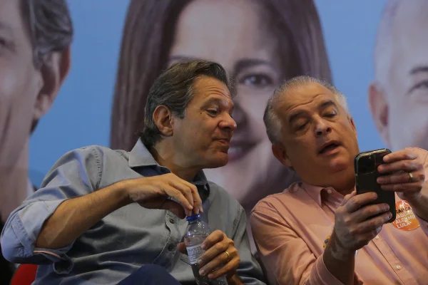 Fernando Haddad e Márcio França - Metrópoles