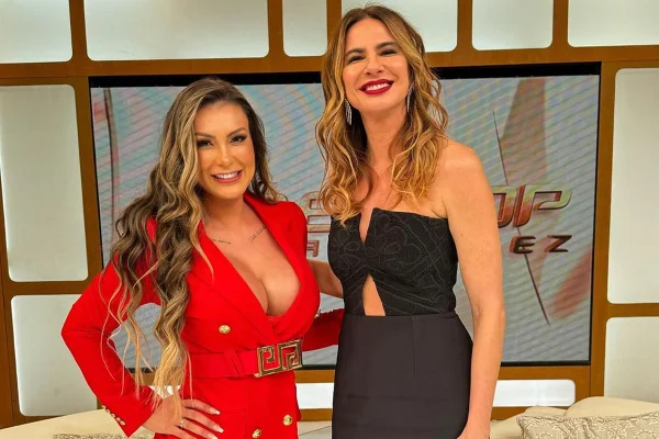 Foto colorida de Andressa Urach e Luciana Gimenez - Metrópoles