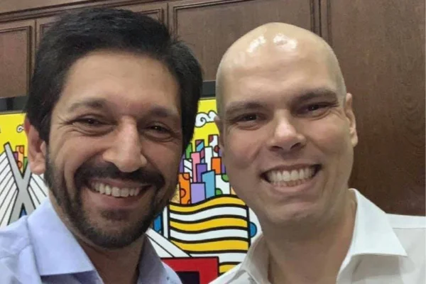 Ricardo Nunes e Bruno Covas