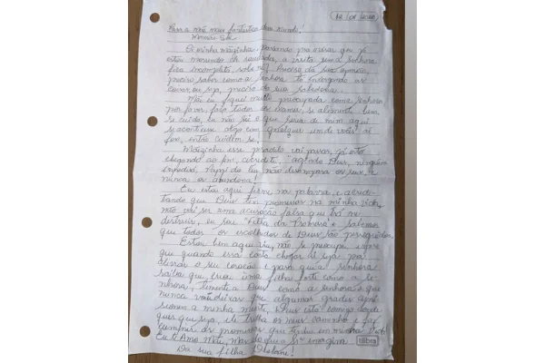Mãe mostra carta que Deolane escreveu na prisão: “Escolhida de Deus” - destaque galeria