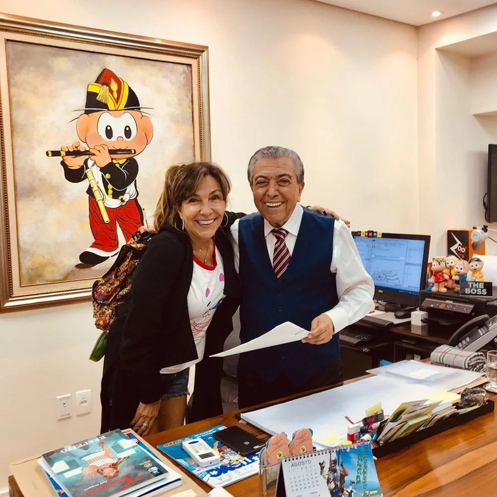 A filha de Mauricio de Sousa, Magali Spada, foi submetida a uma cirurgia de emergência de insuficiência cardíaca A filha de Mauricio de Sousa, Magali Spada, foi submetida a uma cirurgia de emergência de insuficiência cardíaca