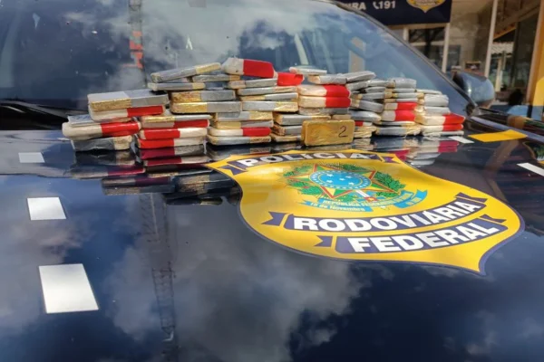 Ouro apreendido pela Polícia Rodoviária Federal em Altamira (PA)