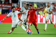 No primeiro tempo, a seleção argelina teve ainda duas oportunidades claras com Mahrez para sair do 0 do placar. No primeiro tempo, a seleção argelina teve ainda duas oportunidades claras com Mahrez para sair do 0 do placar.