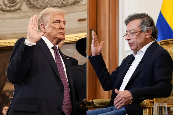 Donald Trump e Gustavo Petro