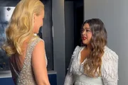 Angélica e Preta Gil conversam durante evento Angélica e Preta Gil conversam durante evento