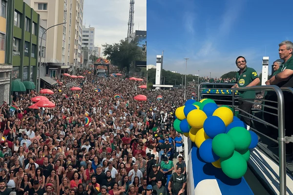 Multidões ocupam as ruas de São Paulo na ParadaSP e na Marcha para Jesus