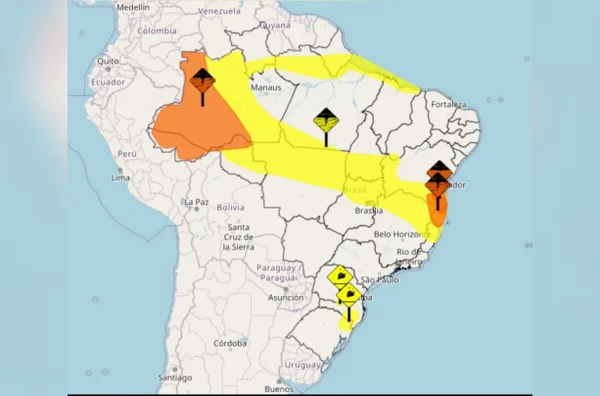 imagem colorida previsao do tempo 30.4