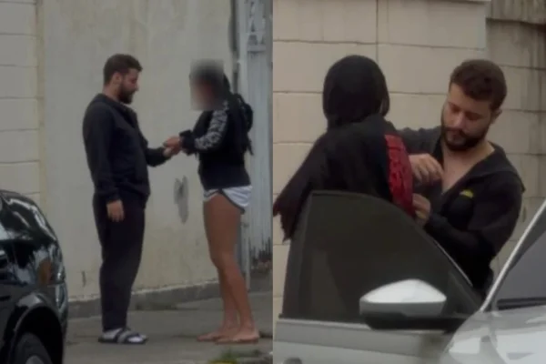 Falso médico é flagrado aplicando injeção em mulher na rua - Metrópoles
