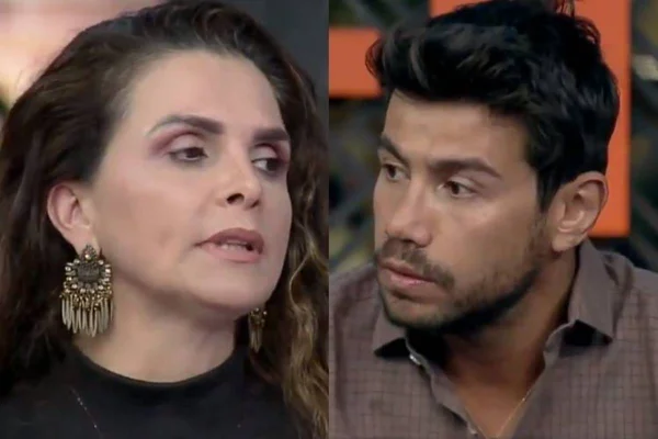 Eliminados de A Fazenda, Mariano e Luiza Ambiel batem boca no Hora do Faro