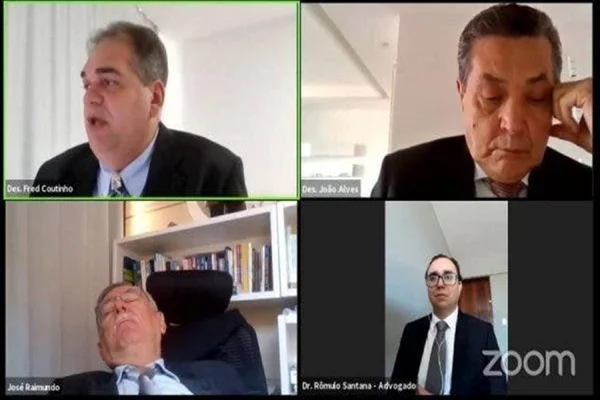 Procurador é flagrado dormindo durante sessão do TJPB. Veja o vídeo