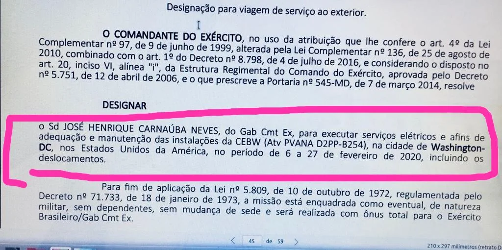 Exército envia militares aos EUA para fazer “reparos elétricos” - imagem 3 Exército envia militares aos EUA para fazer “reparos elétricos” - imagem 3