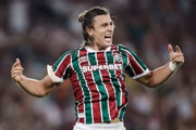Agustín Canobbio marcou o primeiro gol da partida de volta Agustín Canobbio marcou o primeiro gol da partida de volta