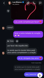 Lua Blanco conversou com uma fã antes de falecer