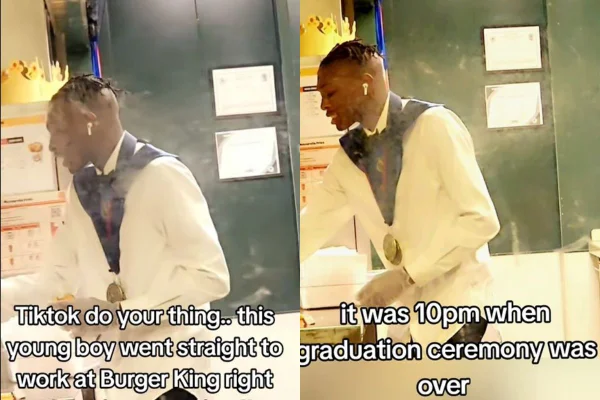 Jovem formando cumpre turno em rede de fast food logo após cerimônia e recebe mais de R$ 1 milhão em doações