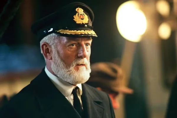 Foto colorida de Bernard Hill, ator de Titatin e Senhor do Anéis