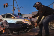 Acidente envolvendo moto na Avenida Rebouças, em São Paulo