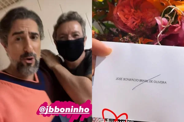 Marcos Mion e Boninho