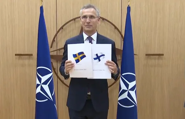 Finlandia e Suécia fazem pedido de adesao à Otan