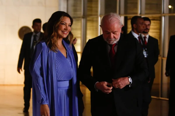 Lula e Janja no Itamaraty