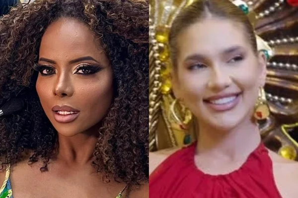 "Adora artistas", dispara Adriana Bombom sobre Virginia na Grande Rio - Metrópoles