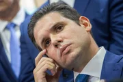 O presidente da Câmara, Hugo Motta