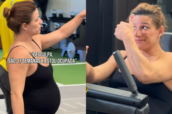 foto colorida de Jade Barbosa gravida - Metrópoles
