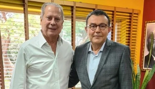 José Dirceu e Carlos Siqueira