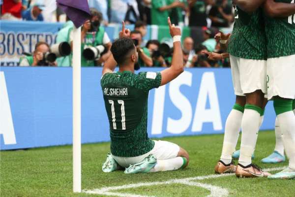 Autor do gol que deu a vitória para Arábia Saudita
