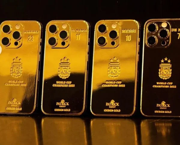 Messi encomenda celulares banhados a ouro para delegação argentina