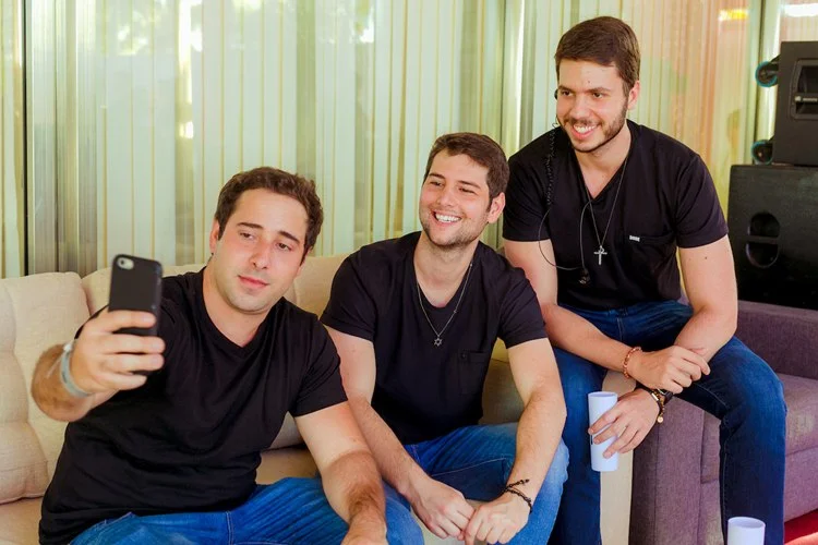 Rodrigo Totti, Gaspar Humberto e Lucas Hamu Rodrigo Totti, Gaspar Humberto e Lucas Hamu