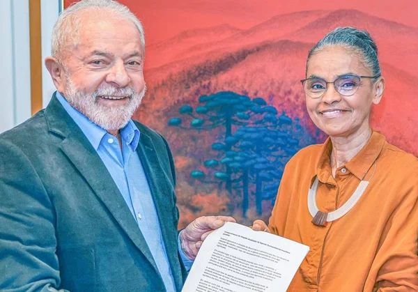 Lula e Marina Silva