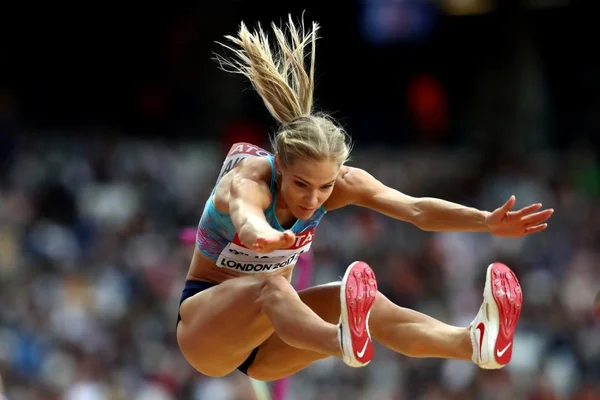 A bicampeã olímpica Daria Klishina